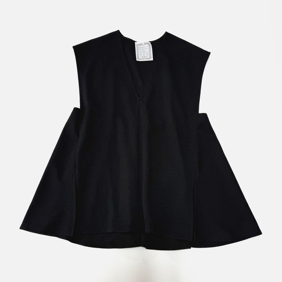 人気完売品✨ 25SS ビアズリー　ブークレフレアーベスト 黒