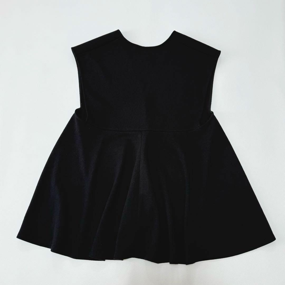 人気完売品✨ 25SS ビアズリー　ブークレフレアーベスト 黒