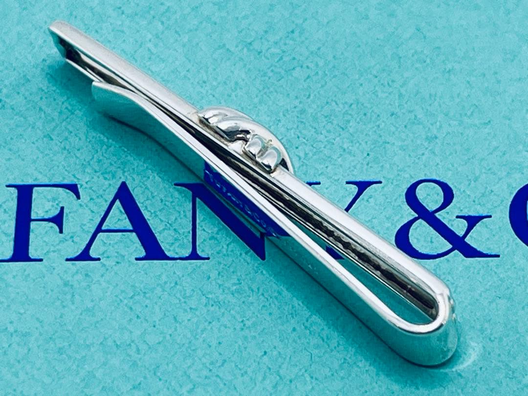 c832 美品　ティファニー　1992 シグネチャー　ネクタイピン　925