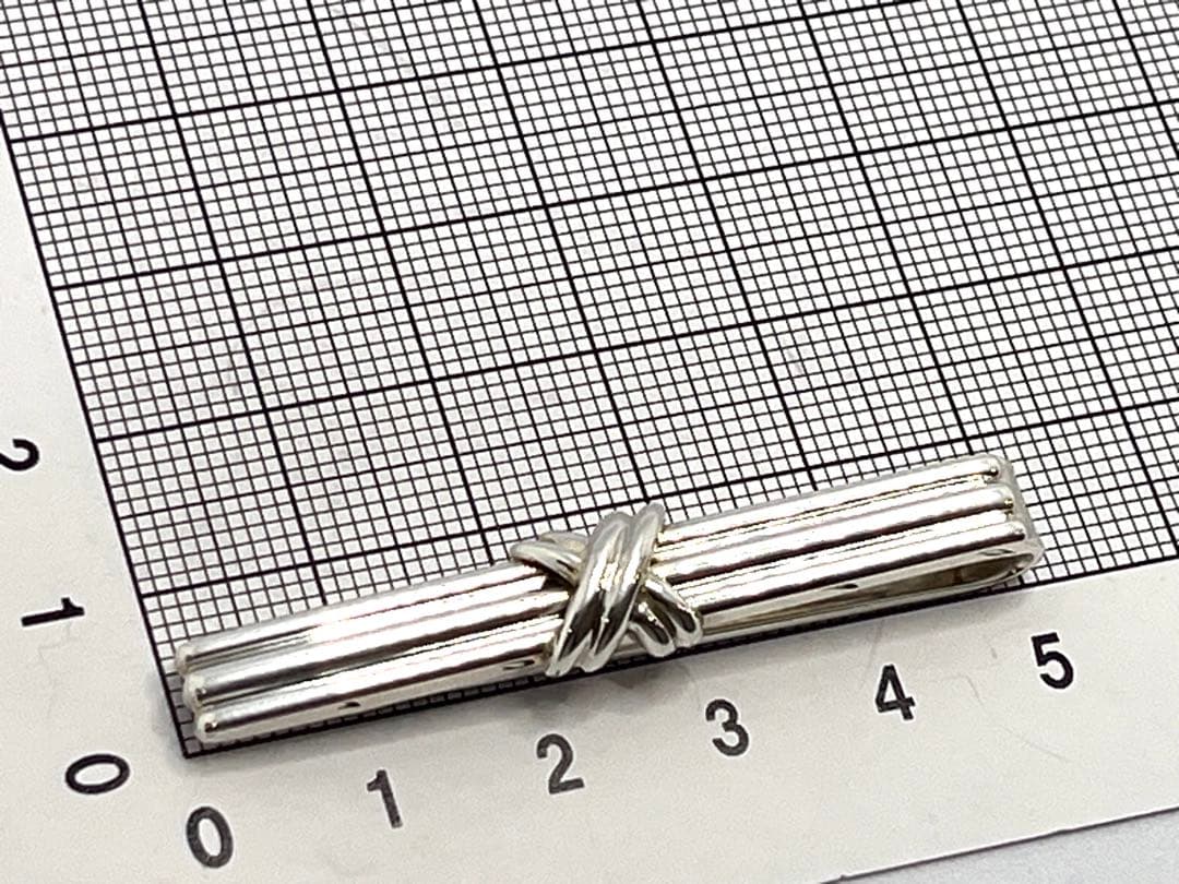 c832 美品　ティファニー　1992 シグネチャー　ネクタイピン　925