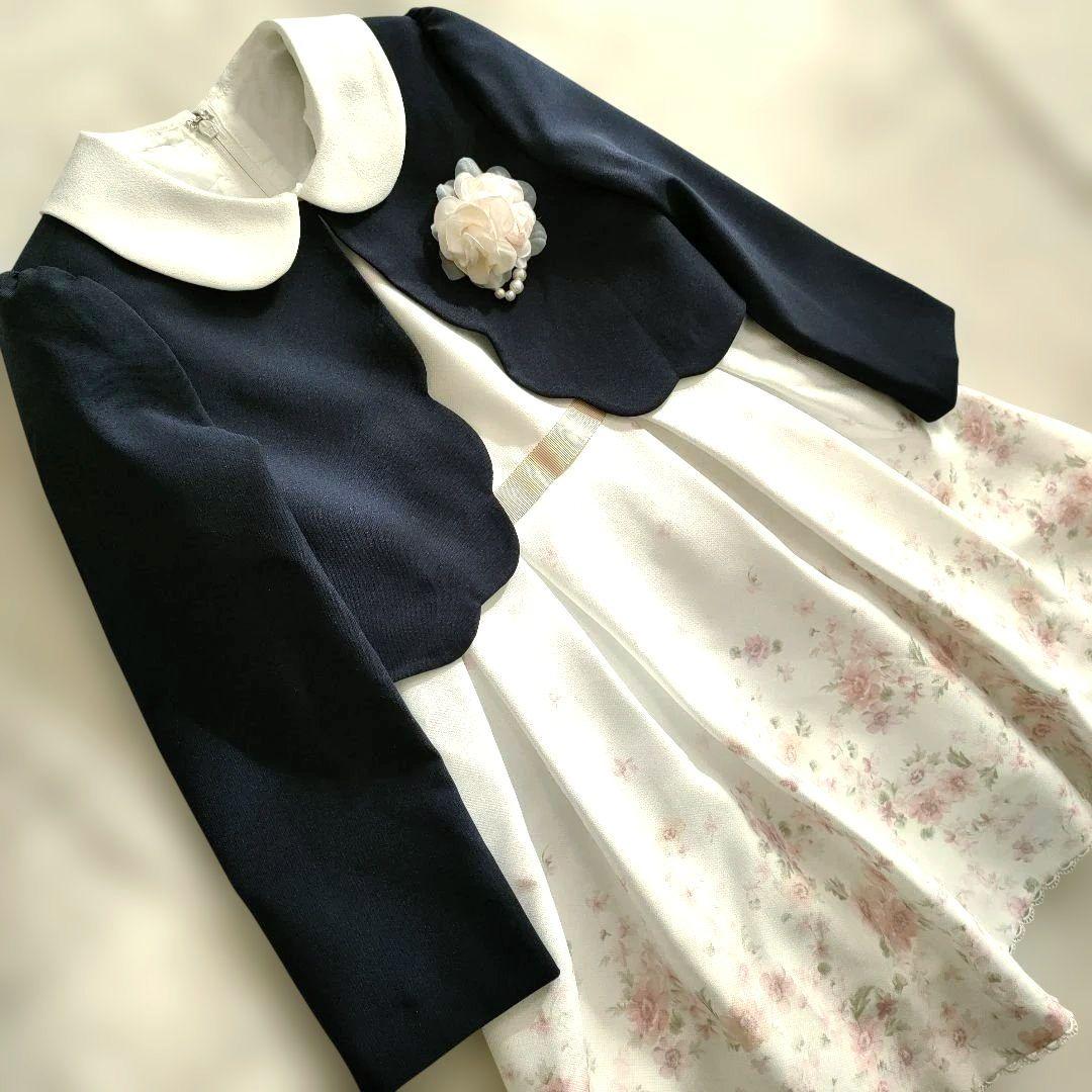 ♡美品♡ petit main プティマイン 120 花柄フォーマルワンピース