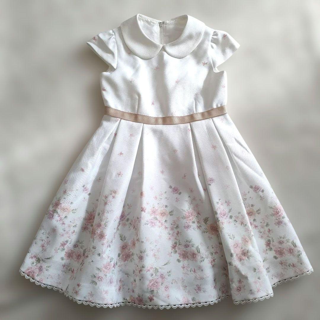 ♡美品♡ petit main プティマイン 120 花柄フォーマルワンピース