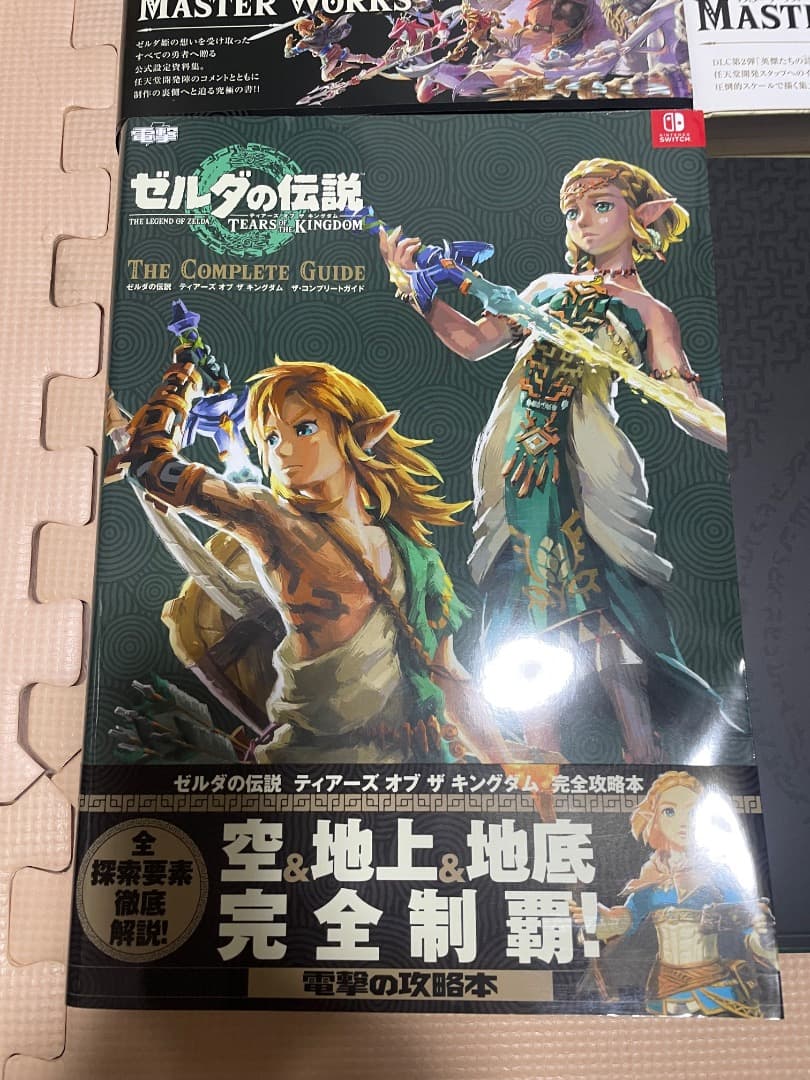ゼルダの伝説マスターワークス公式設定資料集など３冊、１セット