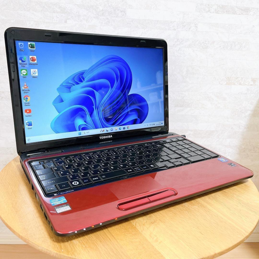 【HDD大容量】東芝 ノートパソコン 動作快適 Corei5 Win11