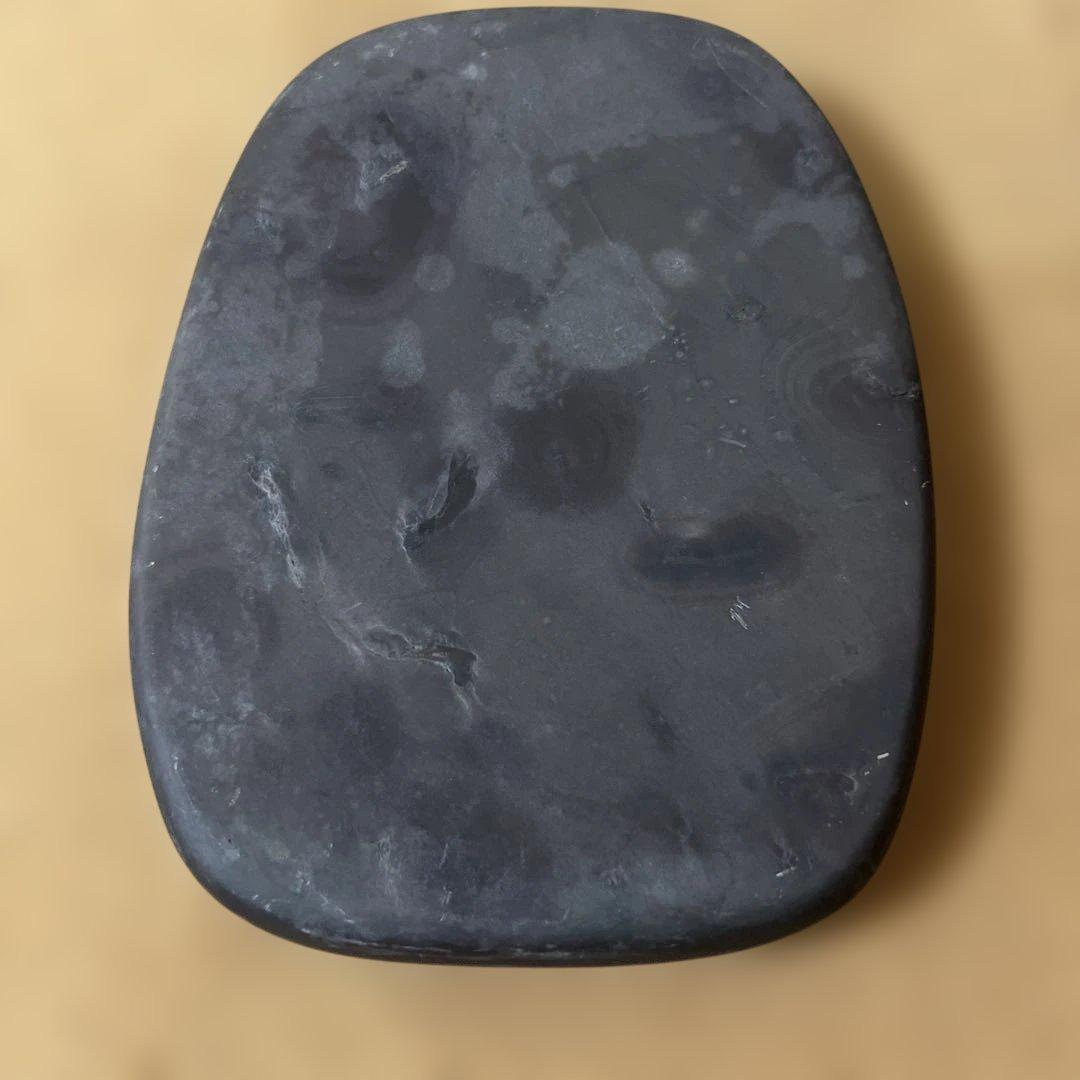 石製 楕円形 書道用硯　宋坑硯