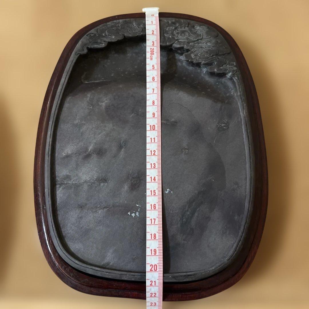 石製 楕円形 書道用硯　宋坑硯