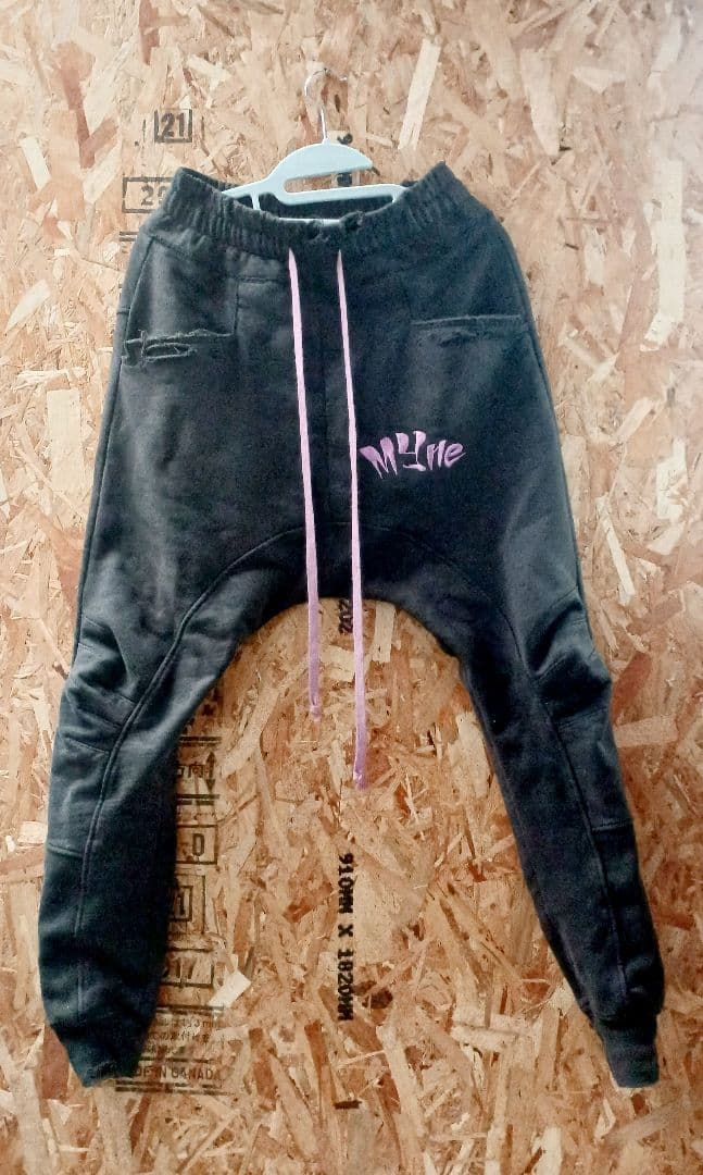 CVTVLIST MYNE ctls ダメージ加工　スウェット　サルエルパンツ