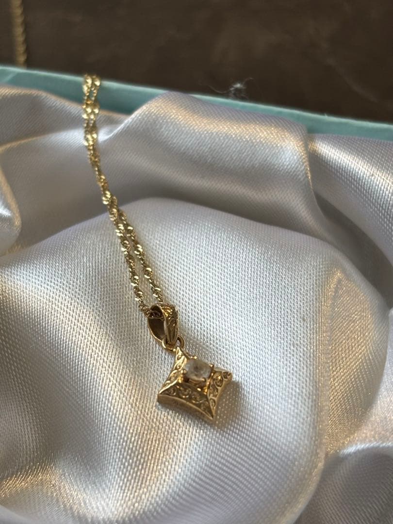 Maxi ハワイアンジュエリー　水晶ネックレス45cm