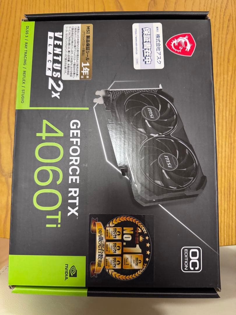 グラフィックボード・グラボ・ビデオカード MSI GeForce RTX 4060 Ti OC Edition