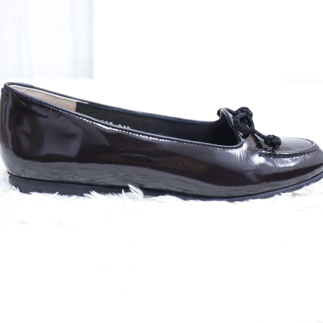 美品　MARGARET HOWELL idea エナメル　ローファー　22.5