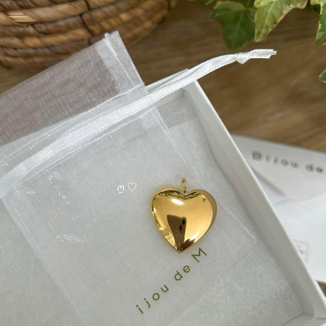 BIJOU de M　ビジュードエム　ハートロケット　ネックレスチャーム　現行品