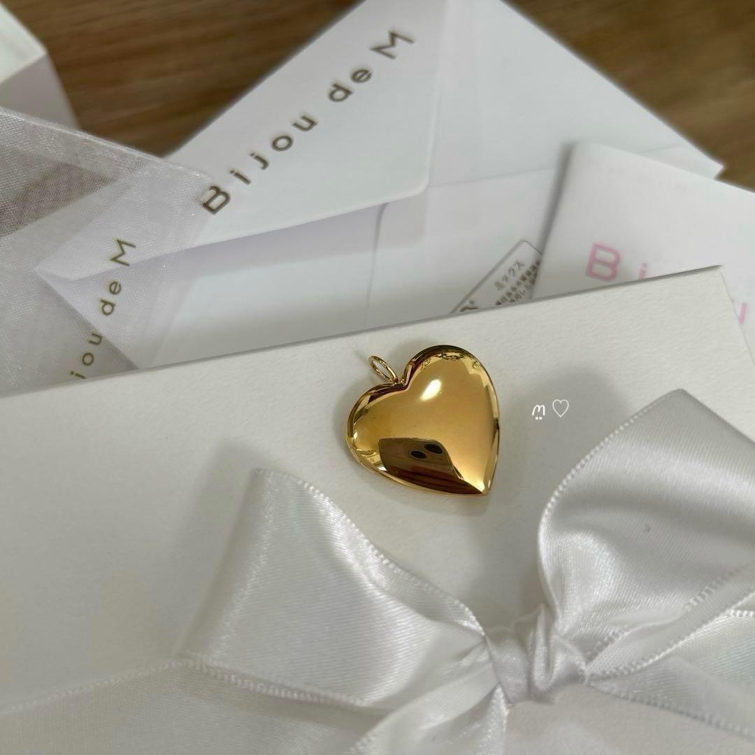 BIJOU de M　ビジュードエム　ハートロケット　ネックレスチャーム　現行品