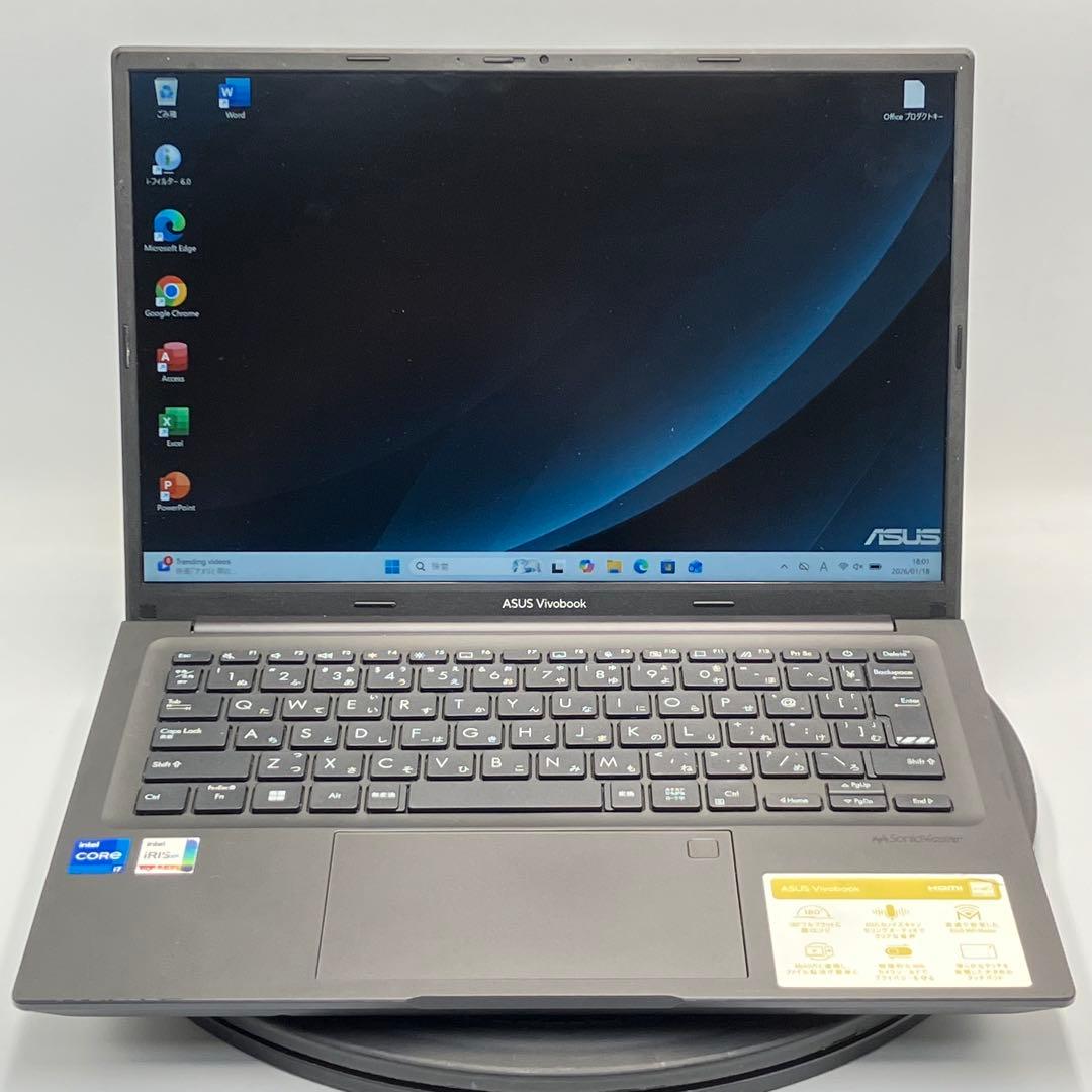 Windowsノート本体 ASUS X1405ZA i7-1255U windows11 Office