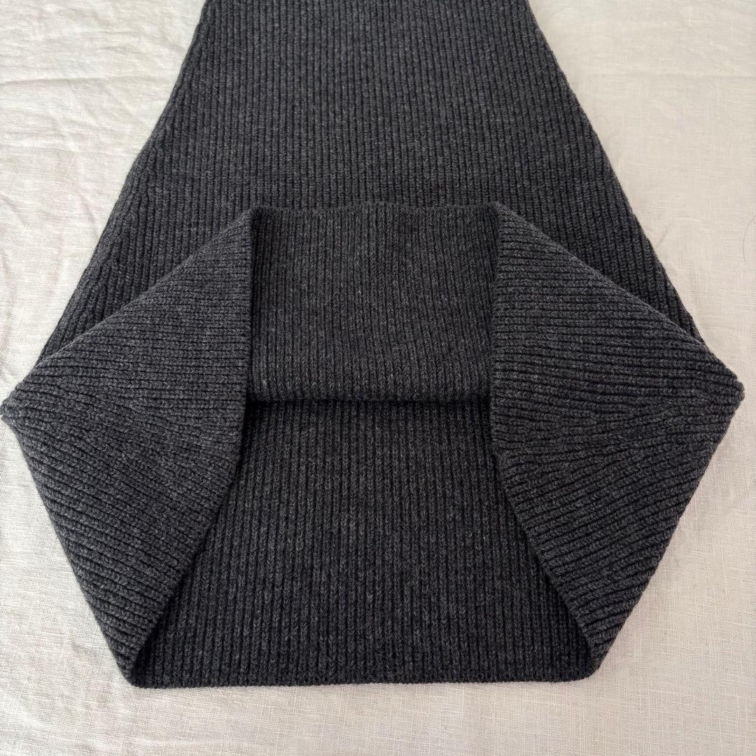 極美品　AP STUDIO リブニットケープ