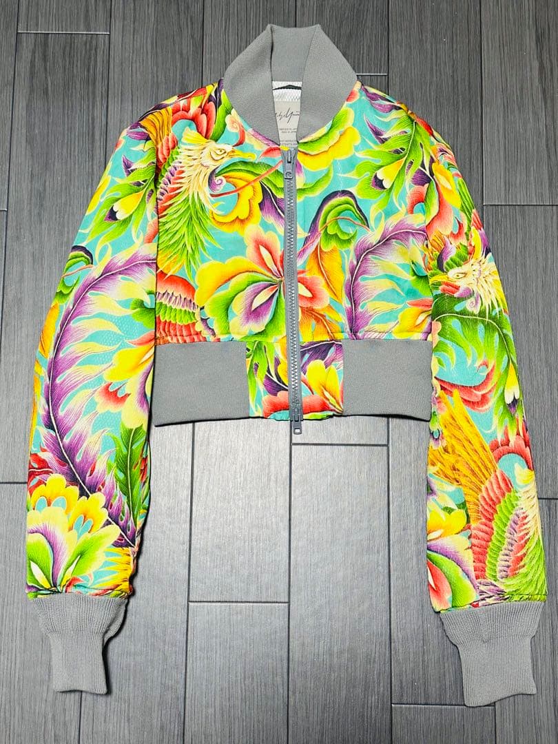 ヨウジヤマモト 08ss 花柄シルクブルゾン