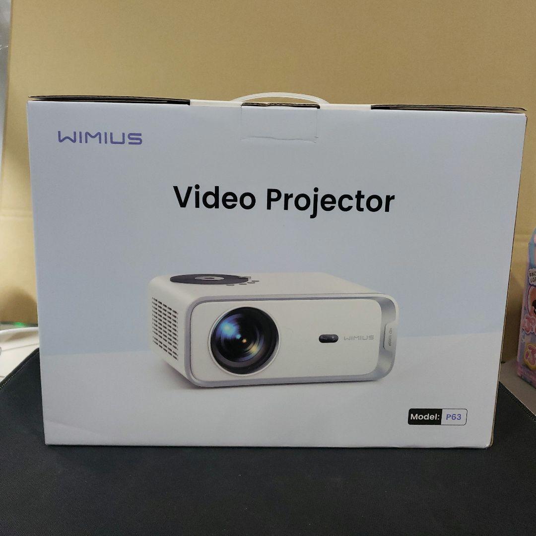G112　新品　WIMIUS P63 スマートプロジェクター