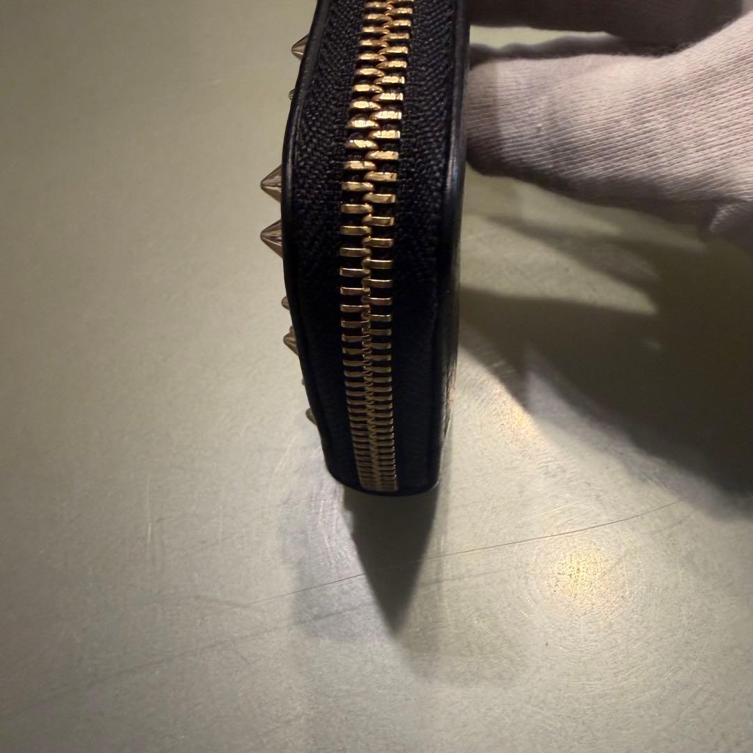 クリスチャンルブタン ケース 小銭入れ カード2枚 黒/赤