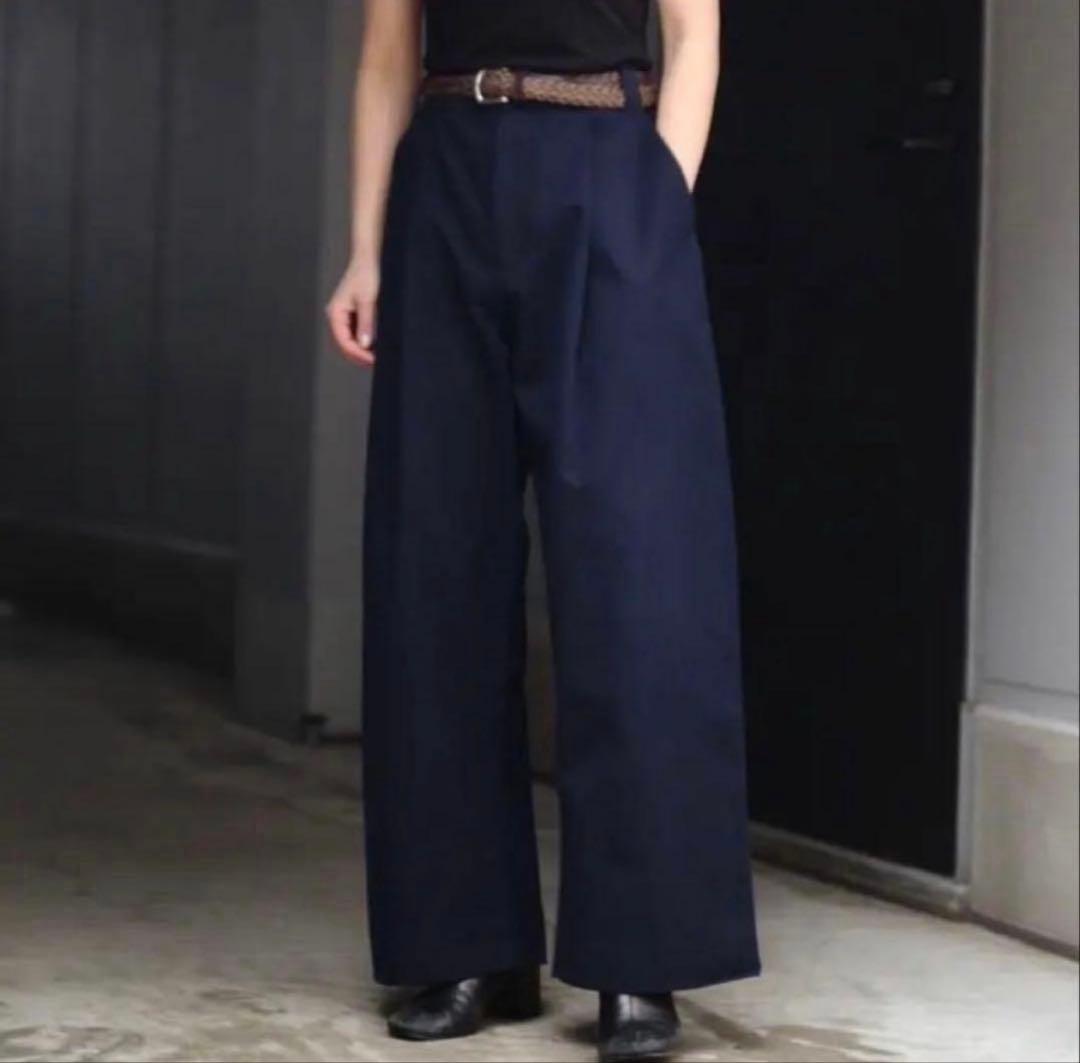 STUDIO NICHOLSON PEACHED COTTON ボリュームパンツ