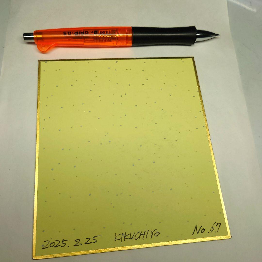 【手描きイラスト 067】オリジナル原画色紙 コピック 「竜と旅するエルフ ②」