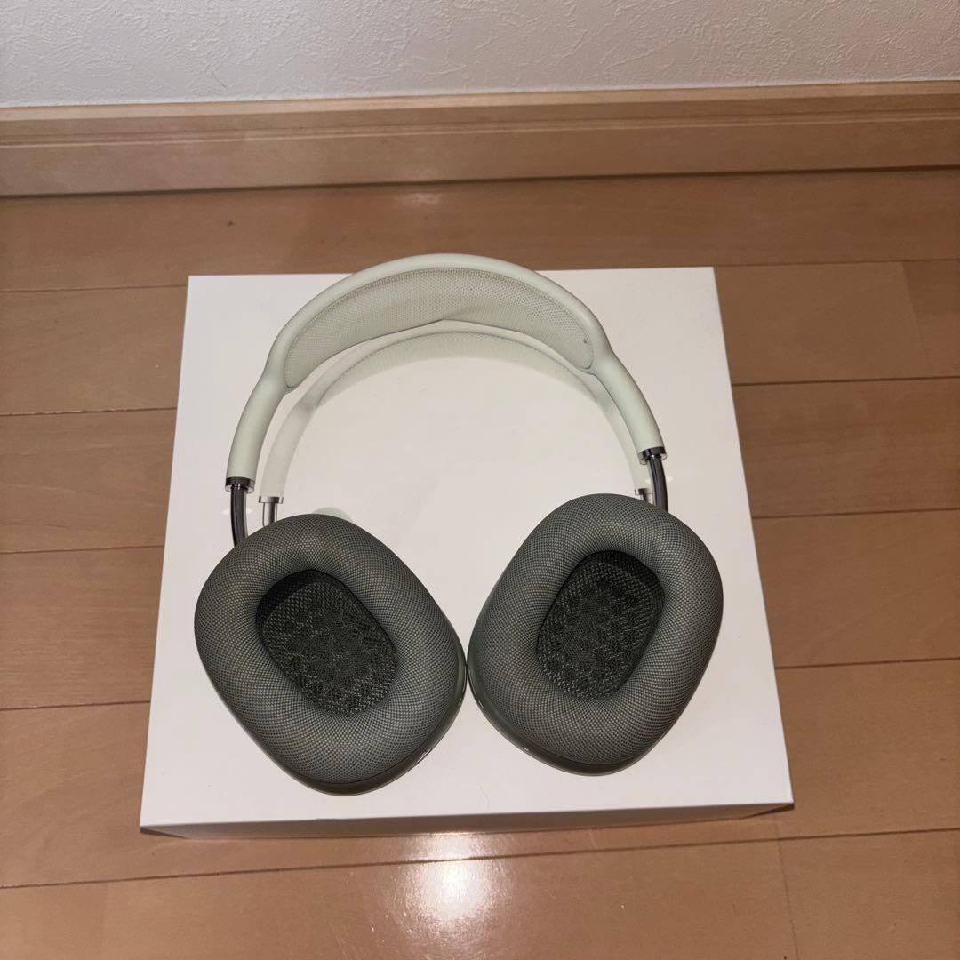 AirPodsMax本体 ミントグリーン折りたたみ式ヘッドフォン