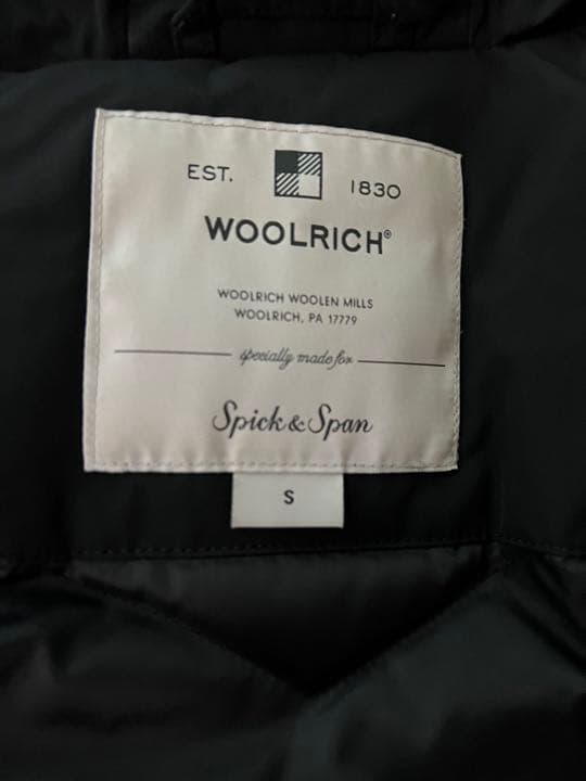 【再値下げ】WOOLRICH スピック&スパン別注　ウールリッチダウンコート