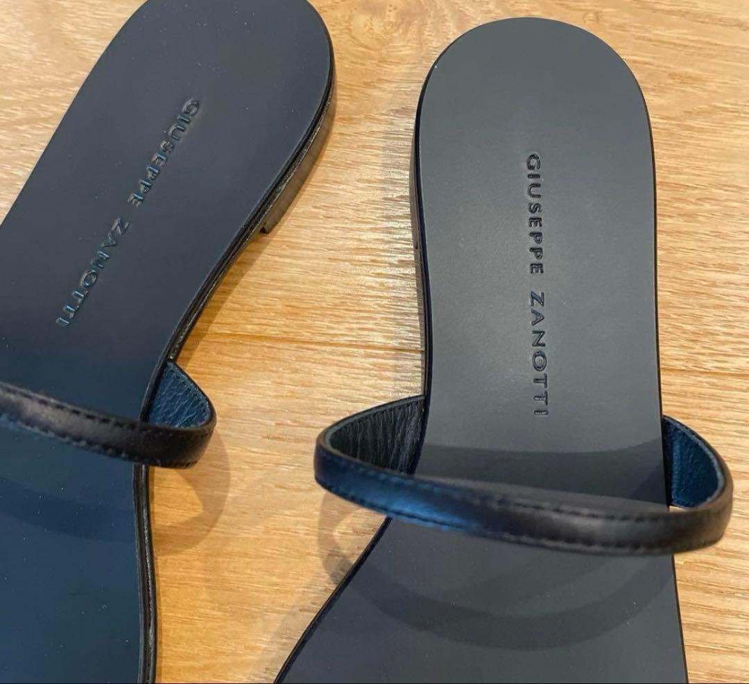 新品　GIUSEPPE ZANOTTI オヤユビプレートサンダル