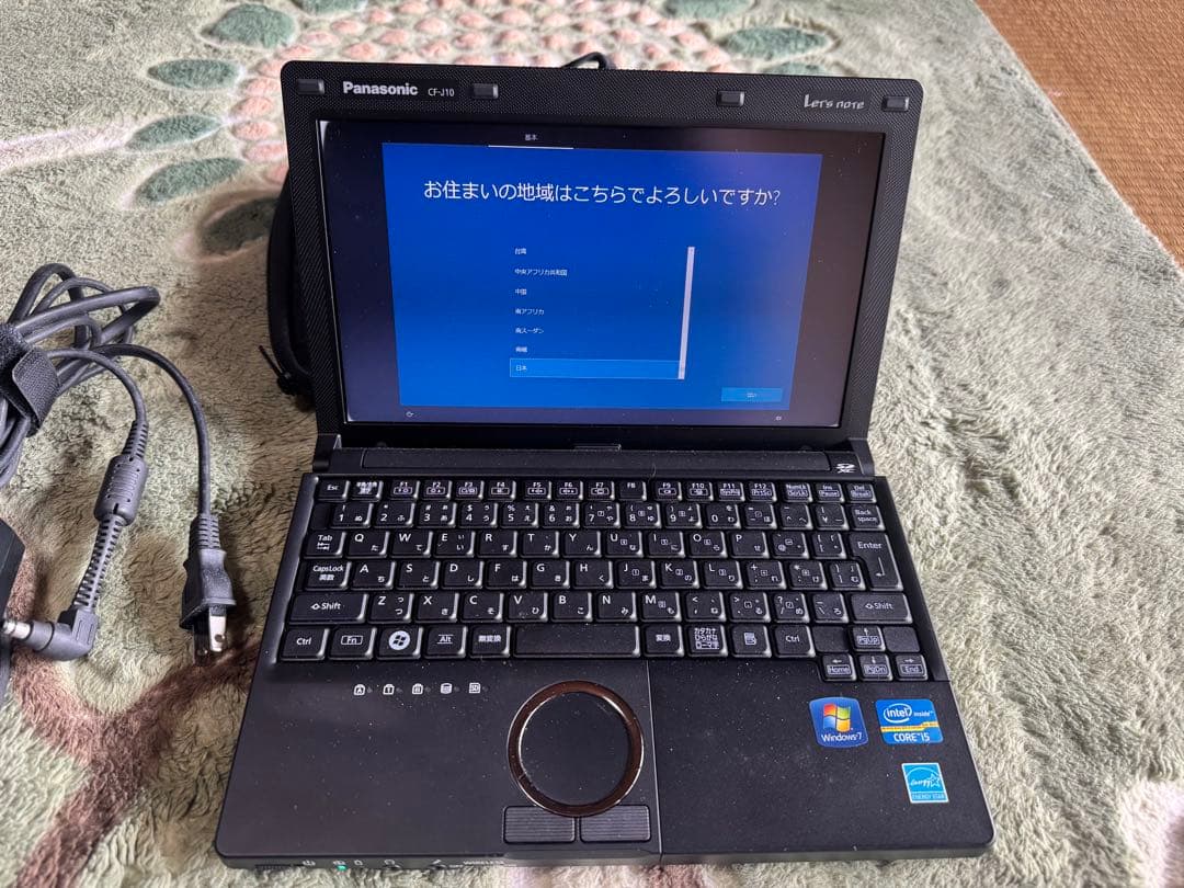 Panasonic レッツノートCF-J10 ノートPC core i5 SSD