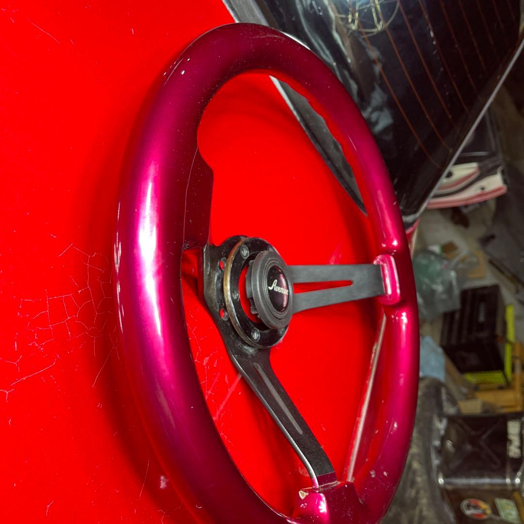 Avenue ピンク ステアリングホイール 本体