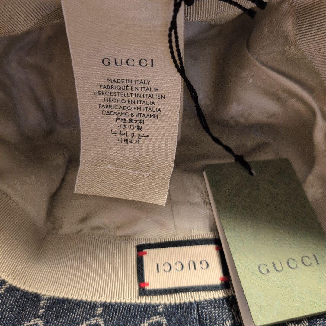 最終GUCCI /デニム /バケットハット/ Lサイズ/ユニセックス