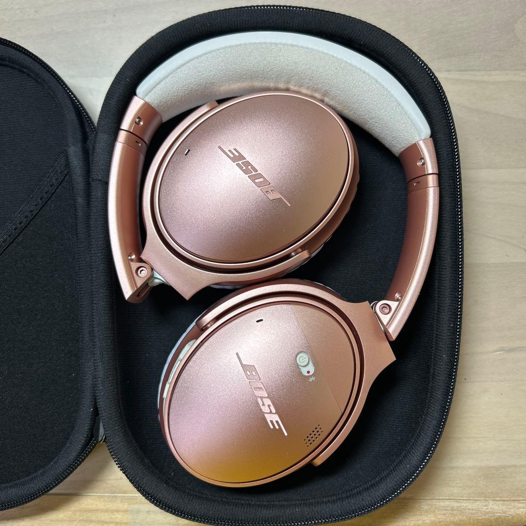 Bose QuietComfort35 Ⅱローズゴールド　ヘッドホンピンク限定版