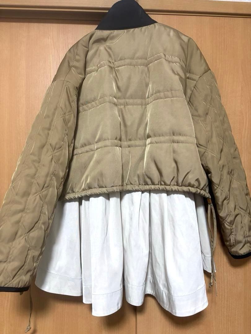 【美品】Eimee Law レイヤードキルトブルゾン　コート　定価24.200円