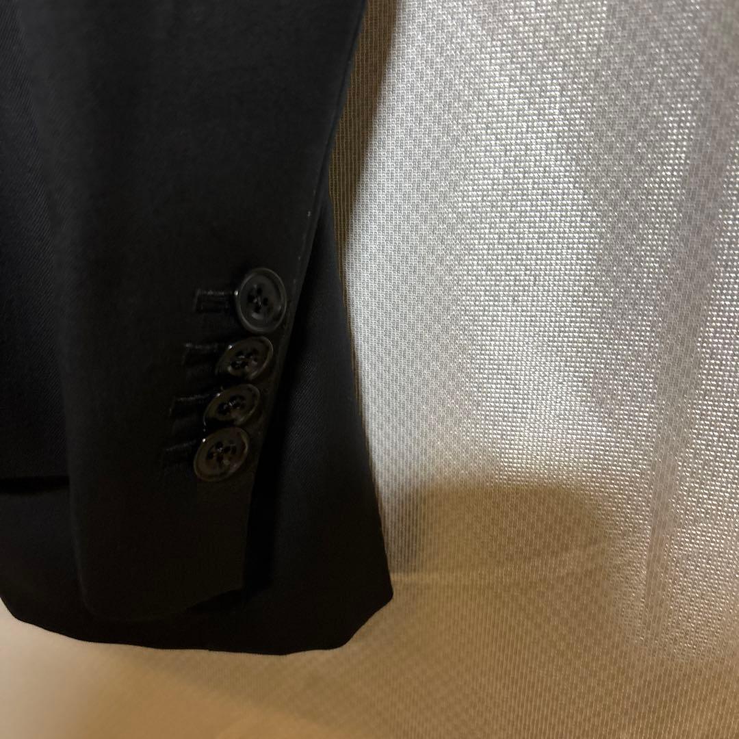 黒 ダブルブレスト テーラードジャケット