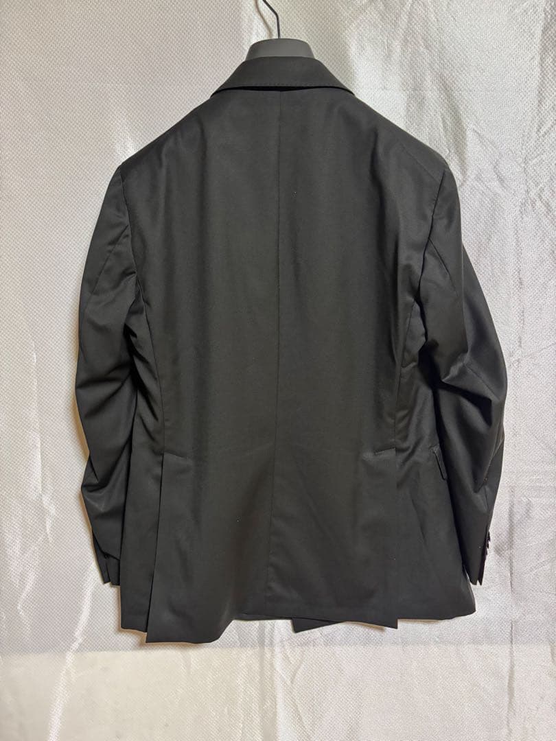 黒 ダブルブレスト テーラードジャケット