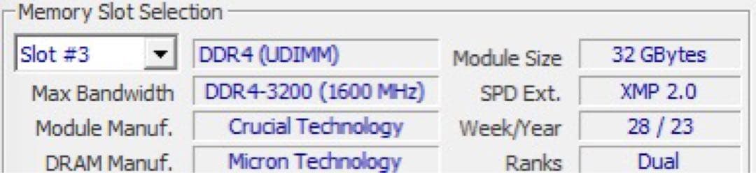 Crucial Pro DDR4-3200 64GB （32GB 2枚セット）