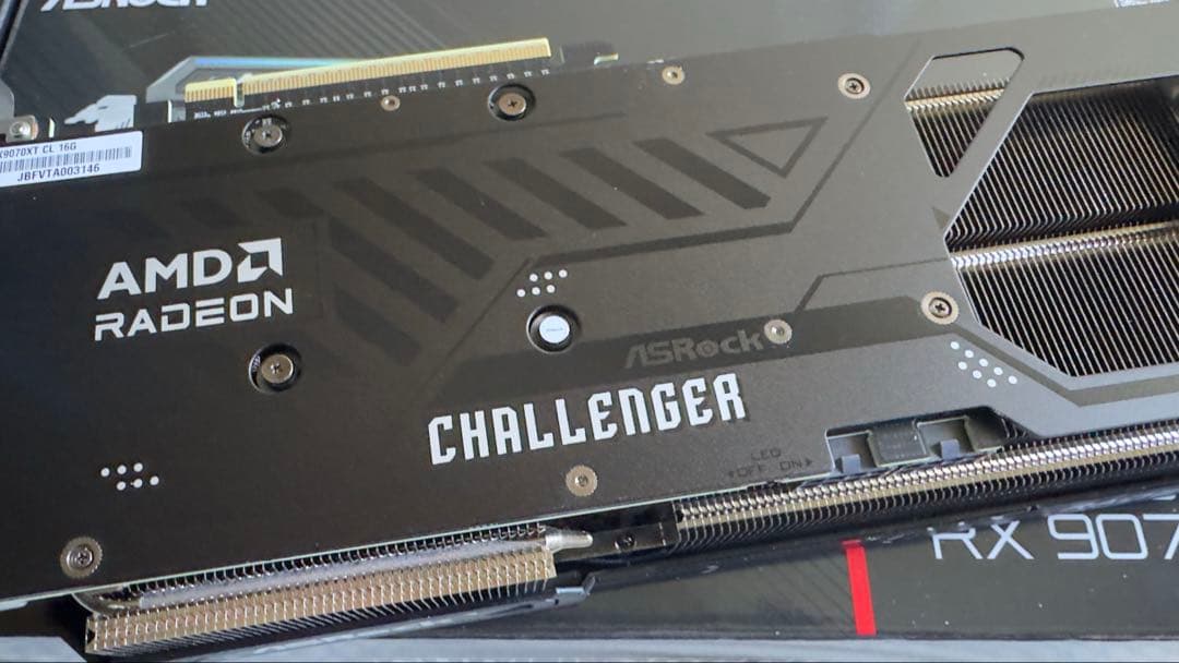 RADEON RX9070XT 16GB AMD ASRock 保証有