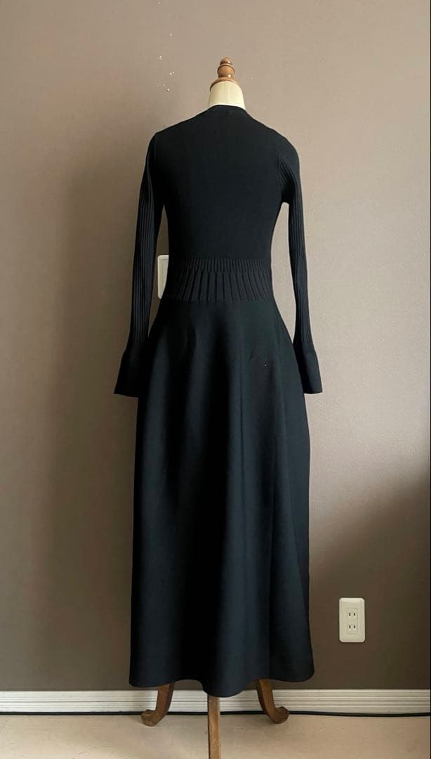 HARUNOBUMURATA PLST ニットフレアワンピース