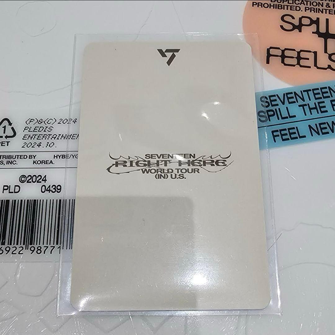 seventeen セブチ アメリカ us 会場限定 ウォヌ トレカ ver1