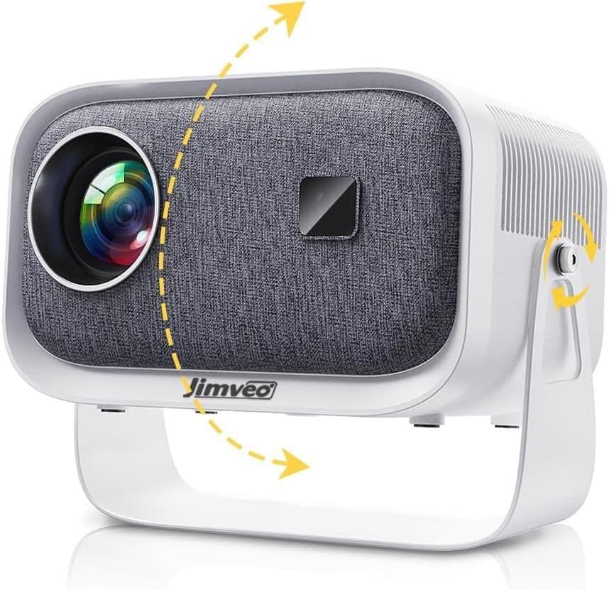 360°回転可能】Jimveo プロジェクター 天井投影 家庭用 小型