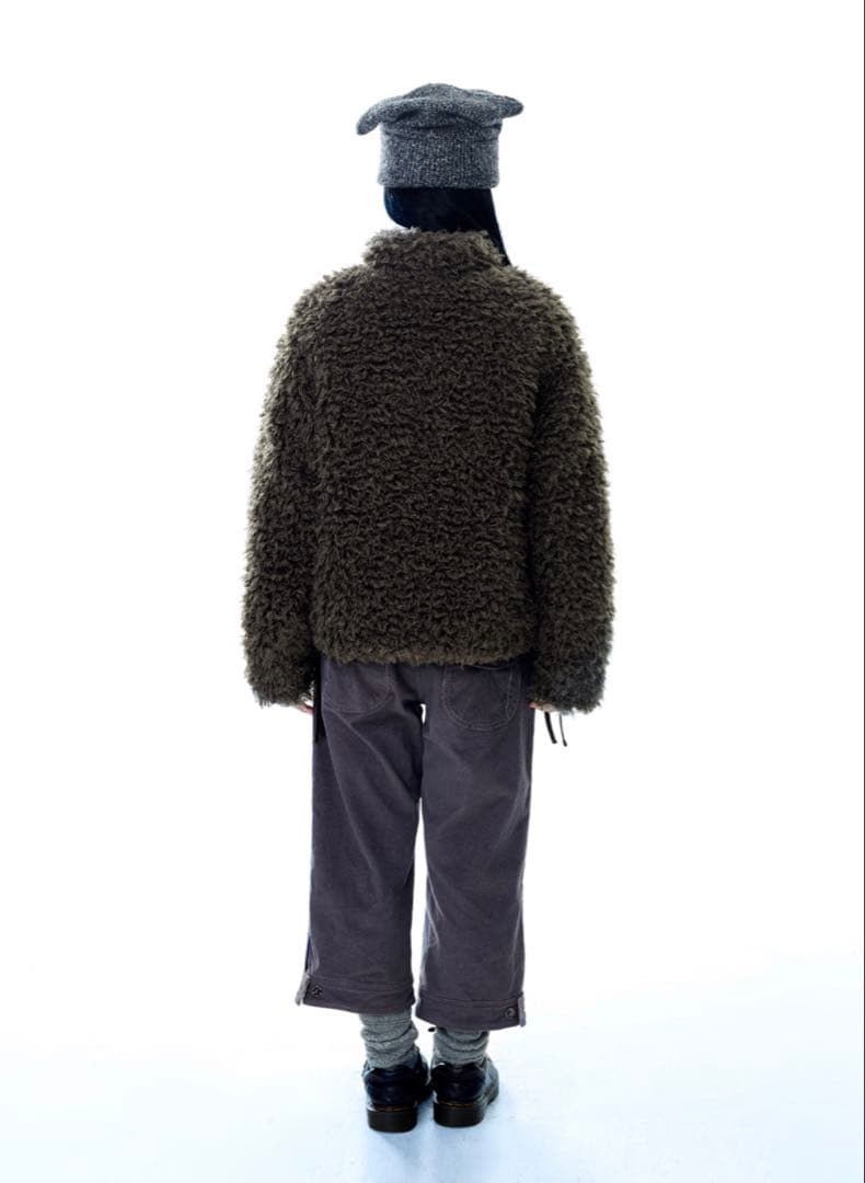 coyseio アウター HAIRY FUR JACKET BROWN