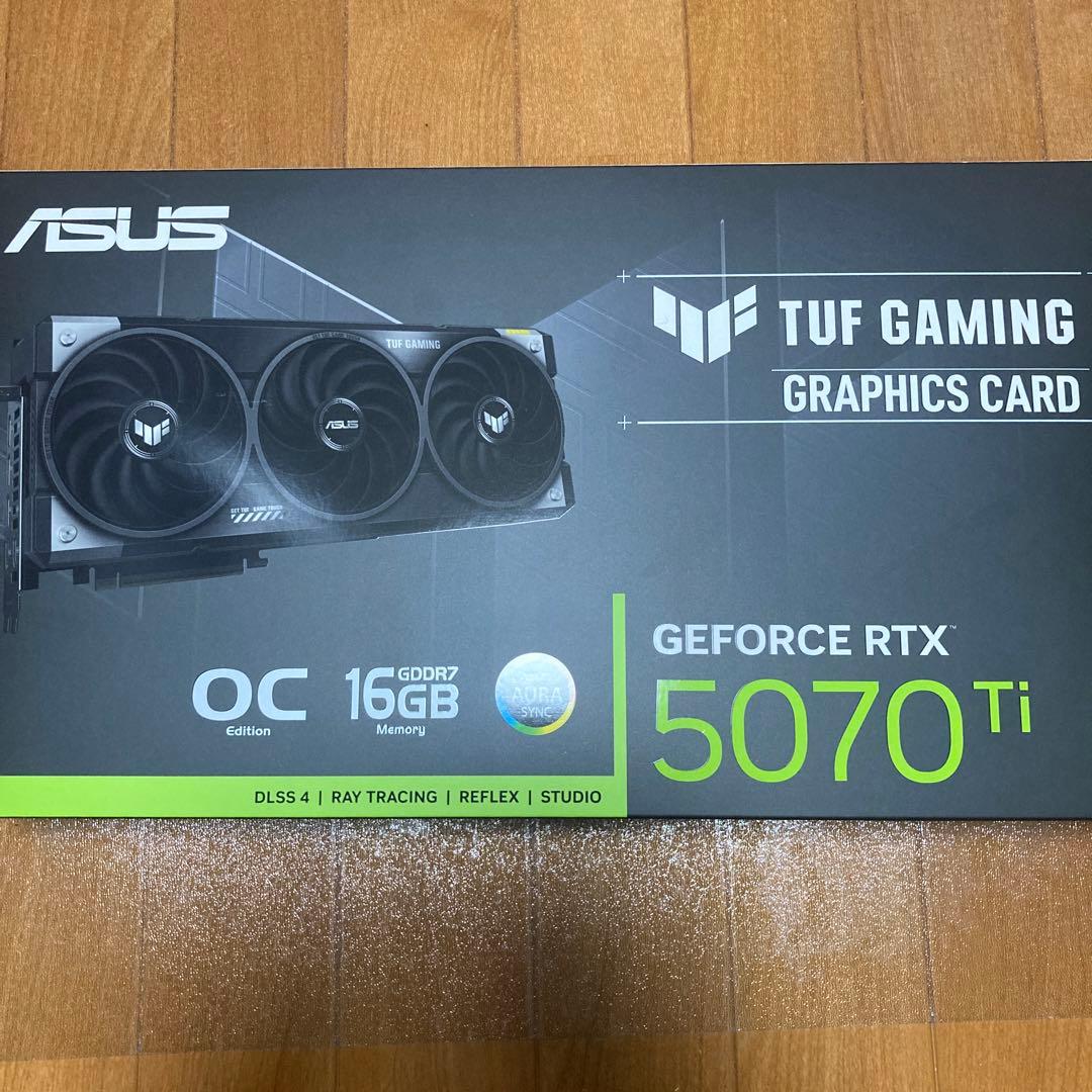 グラフィックボード・グラボ・ビデオカード ASUS TUF GAMING GeForce RTX 5070Ti OC