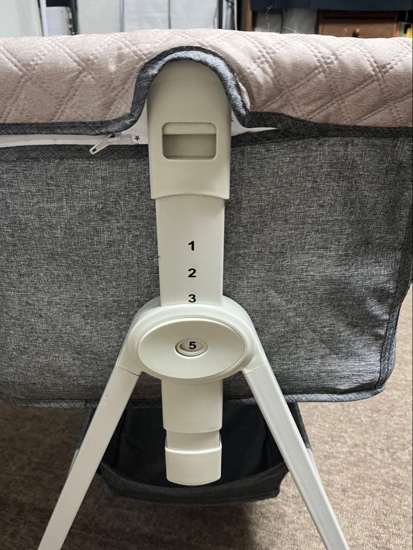 KiNO LiNPO ベビーベッド 蚊帳 収納バスケット 収納ケース付き