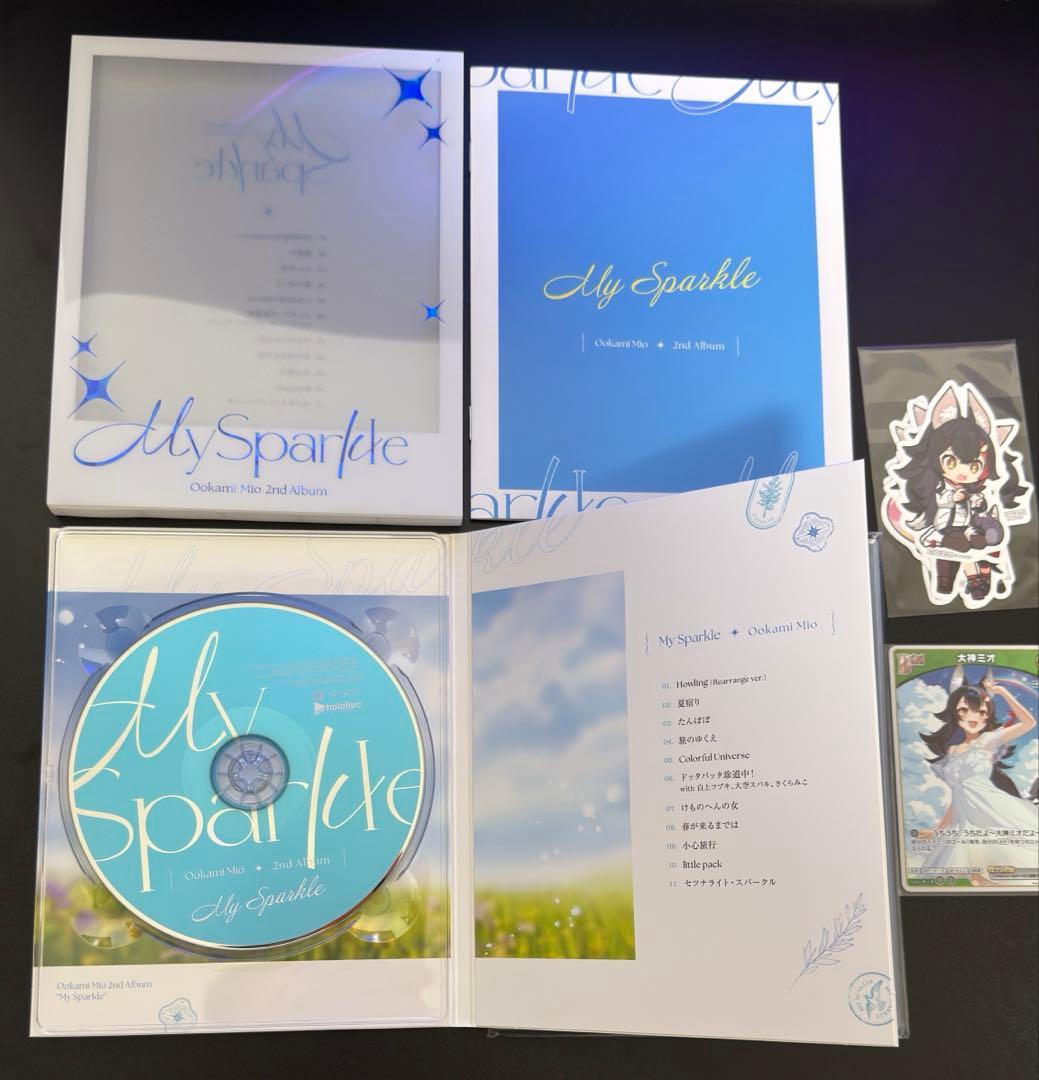 ナ*ン様 大神ミオ 2nd アルバム『My Sparkle』完全生産限定盤×4