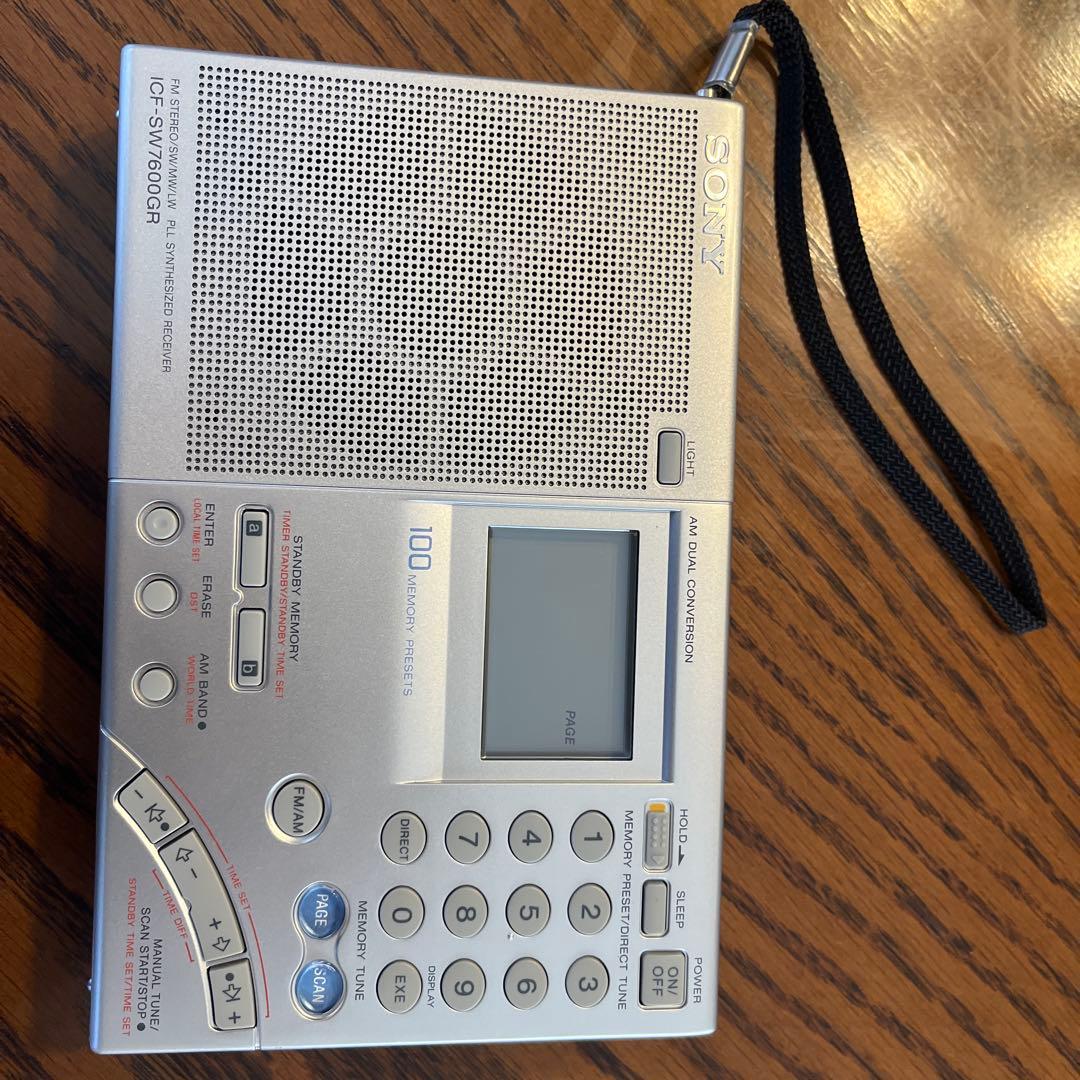 ラジオ・コンポ SONY ICF-SW7600GR