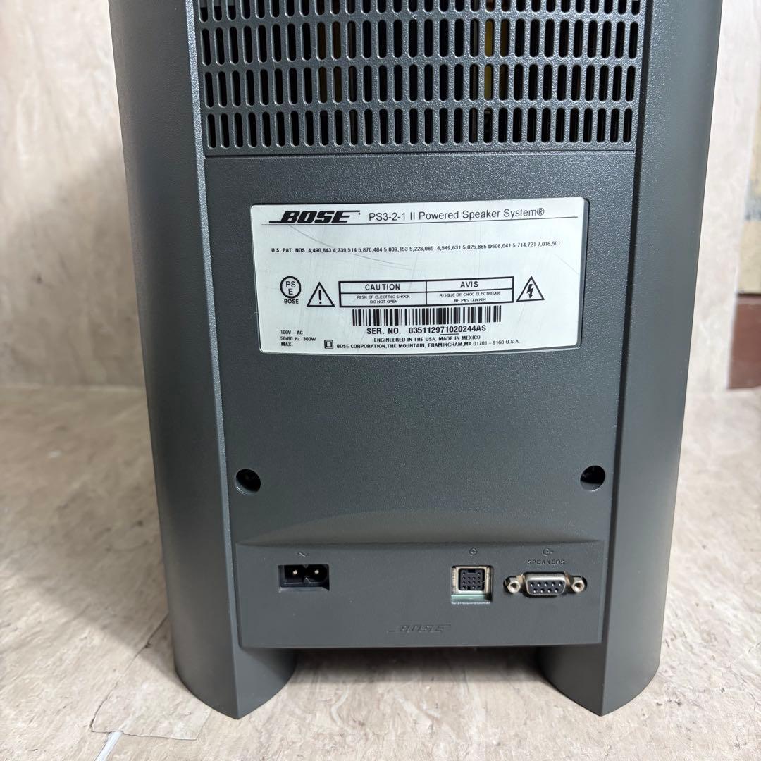 美品 BOSE PS3-2-1Ⅱ パワードスピーカーシステム