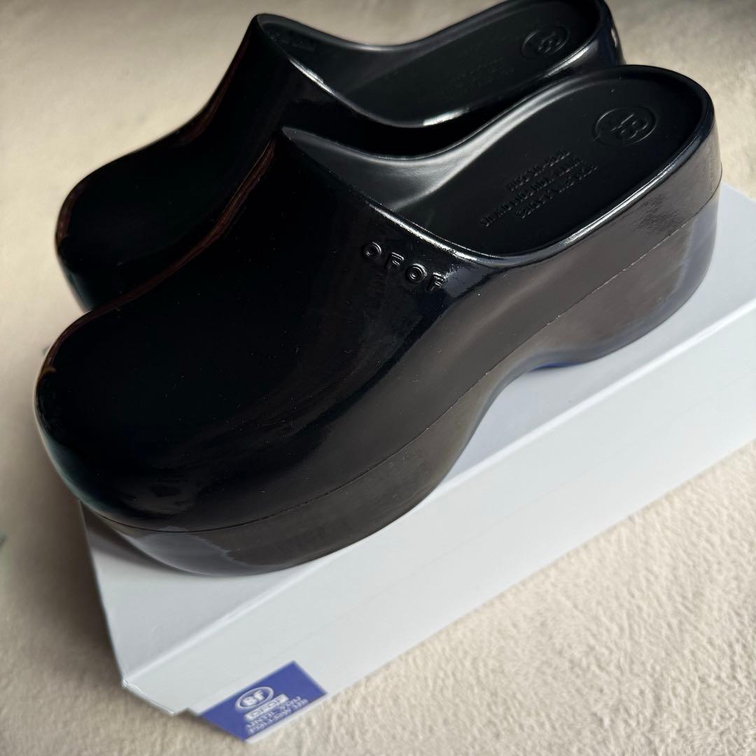 靴 OFOF 1F GLOSSY BLACK UK5