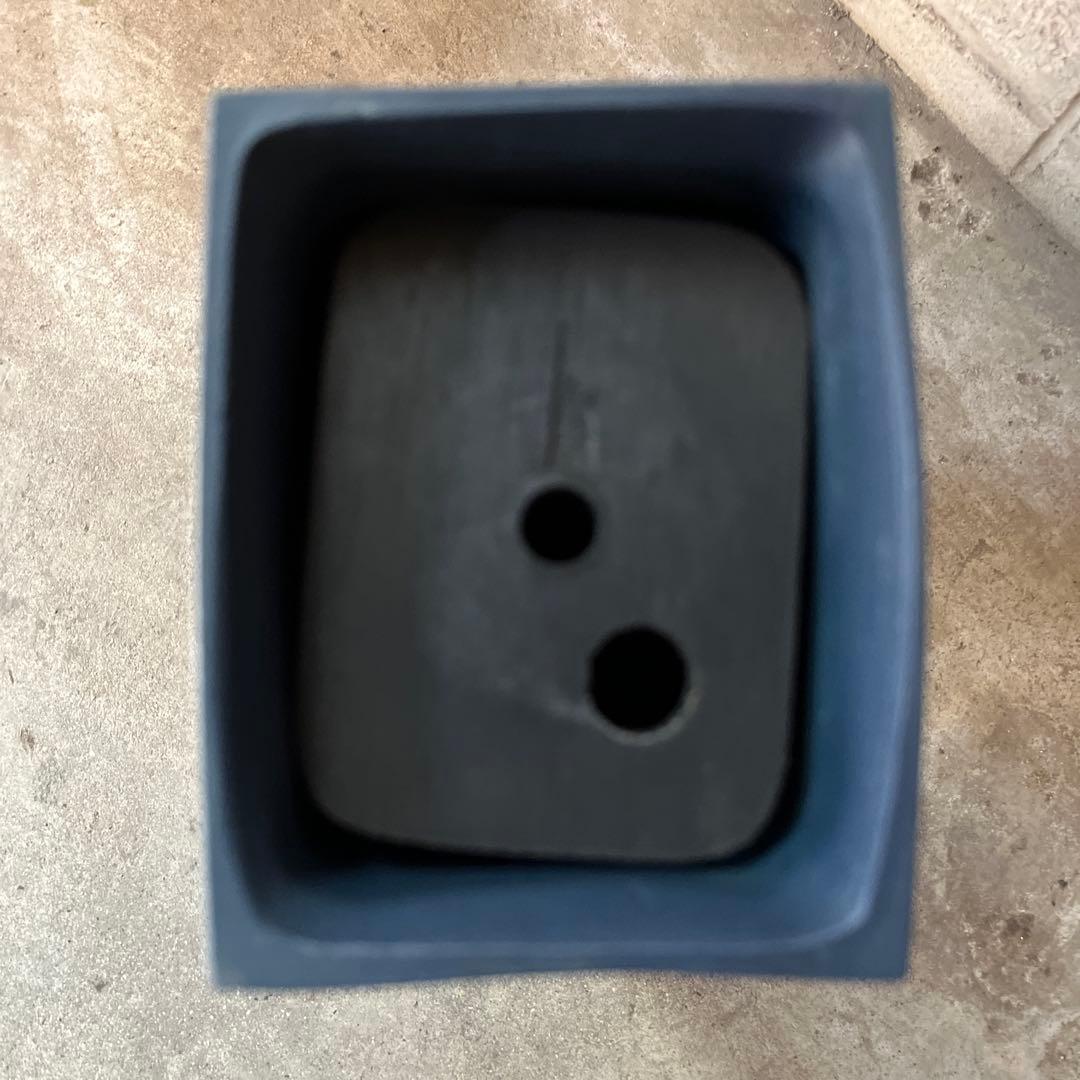 池坊花器 池坊好み 立花 華道 自由花 陶器 ブルー デザイン2通り