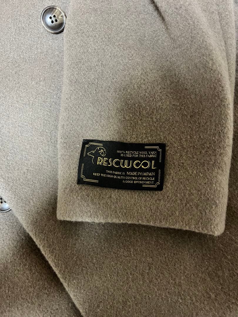 アーバンリサーチドアーズJAPAN FABRIC ミドルコート　モカ　Mサイズ