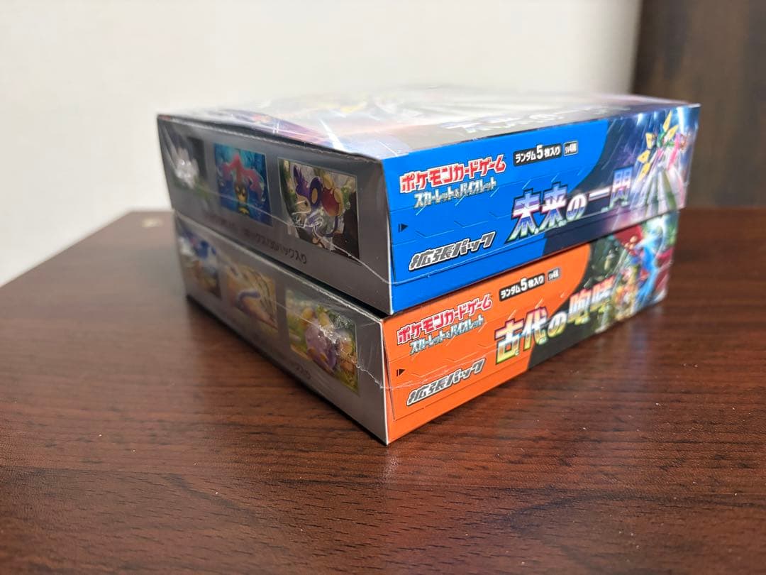 ポケモンカード　未来の一閃・古代の咆哮　未開封BOXセット　シュリンク付き