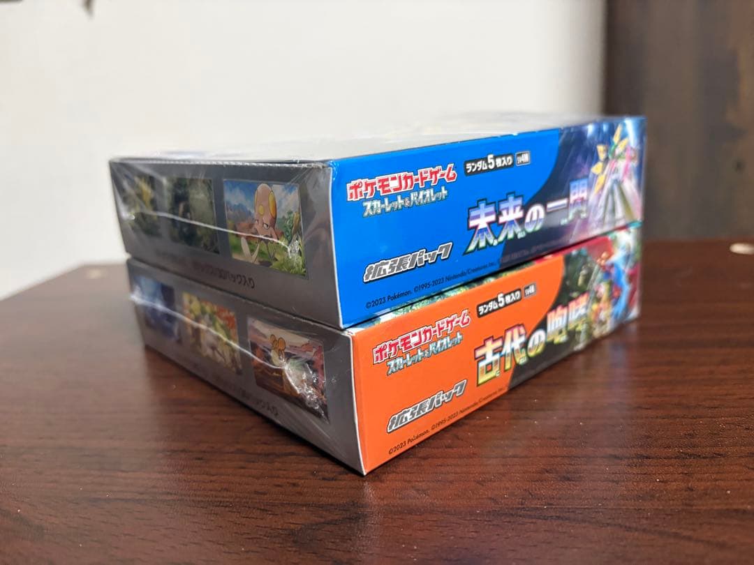 ポケモンカード　未来の一閃・古代の咆哮　未開封BOXセット　シュリンク付き