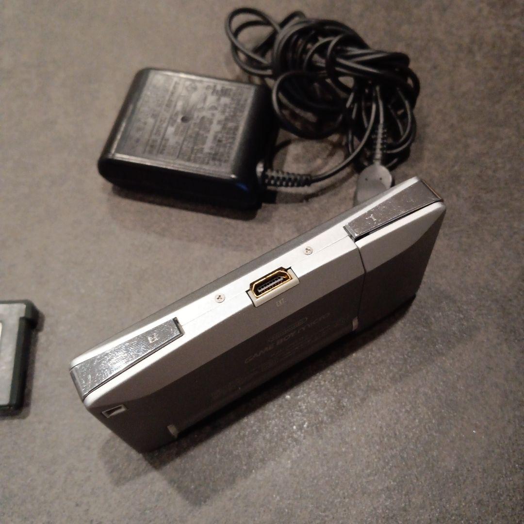 ゲームボーイミクロ 本体 シルバー 充電ケーブル付き